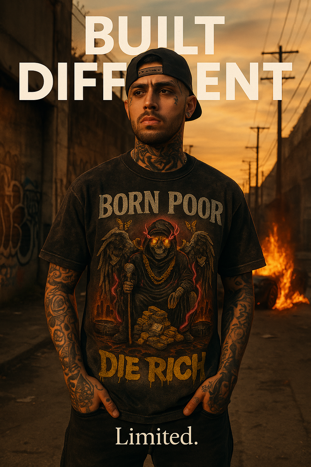 Faith In Karma – Born Poor Die Rich Tee