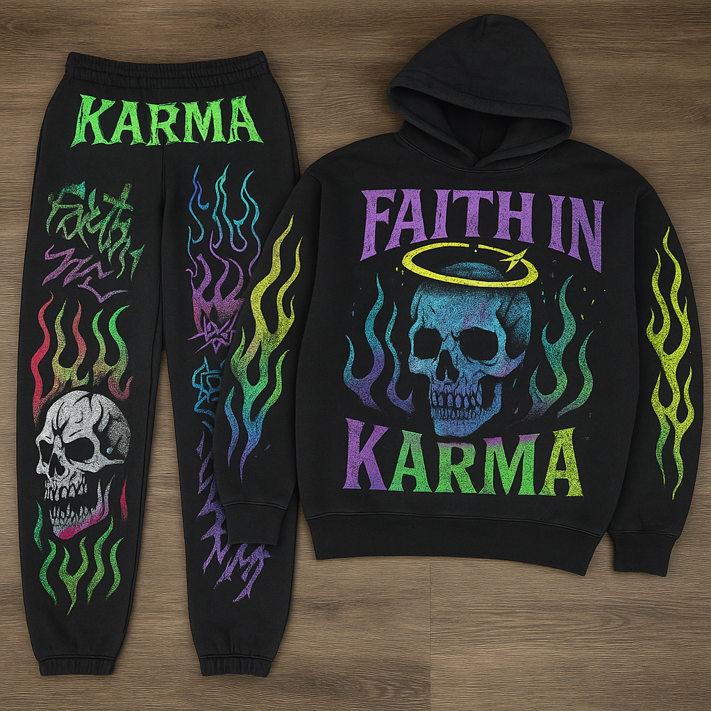 Faith In Karma Color Blast Tracksuit