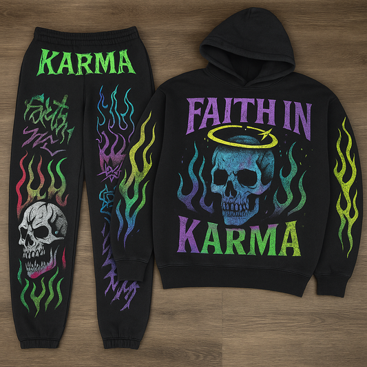 Faith In Karma Color Blast Tracksuit
