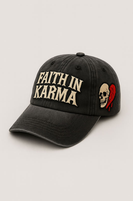 Faith In Karma Logo Dad Hat